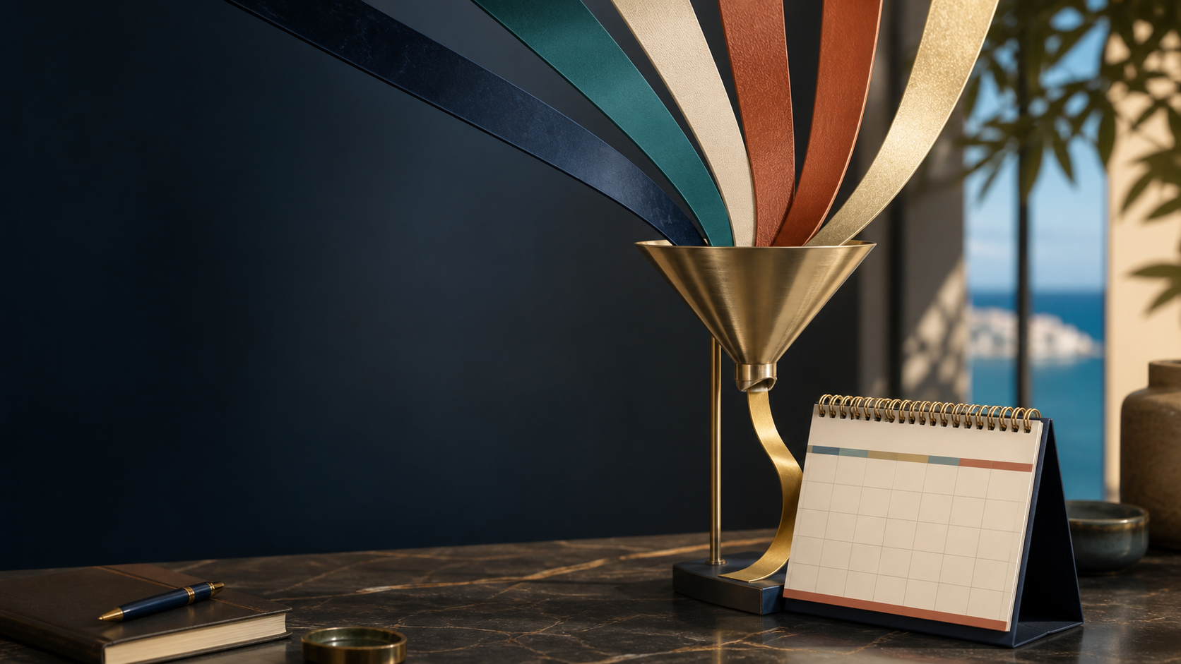 Tres huecos rentables iluminados en un calendario hotelero